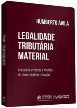 LEGALIDADE TRIBUTARIA MATERIAL
