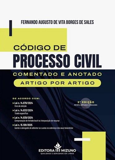CODIGO DE PROCESSO CIVIL COMENTADO E ANOTADO
