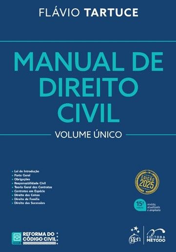 MANUAL DE DIREITO CIVIL - VOLUME UNICO