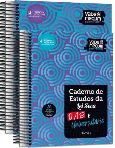 CADERNO DE ESTUDOS DA LEI SECA - UNIVERSITARIO E OAB