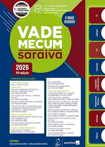 VADE MECUM TRADICIONAL SARAIVA - 1º SEMESTRE 2026