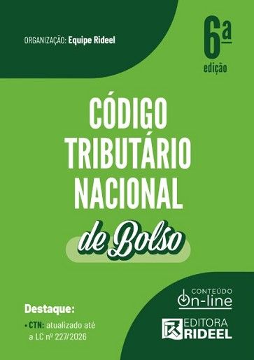 CODIGO TRIBUTARIO NACIONAL - CTN DE BOLSO