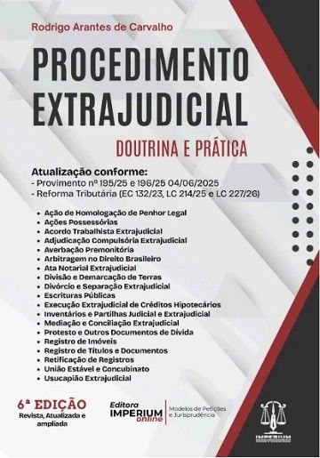 PROCEDIMENTO EXTRAJUDICIAL - DOUTRINA E PRATICA