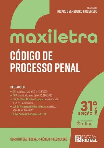 CODIGO DE PROCESSO PENAL - MAXILETRA