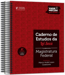 CADERNO DE ESTUDOS DA LEI SECA COMPLEMENTAR - MAGISTRATURA FEDERAL