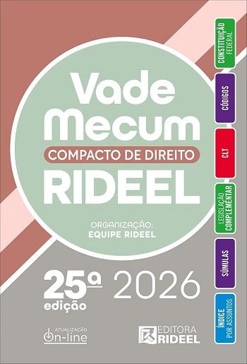 VADE MECUM COMPACTO DE DIREITO RIDEEL - 1º SEMESTRE 2026