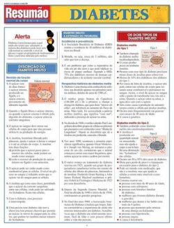 RESUMAO SAUDE 8 - DIABETES