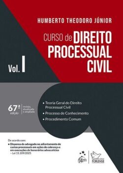 CURSO DE DIREITO PROCESSUAL CIVIL - VOL.I