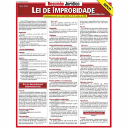 RESUMAO JURIDICO - LEI DE IMPROBIDADE ADMINISTRATIVA