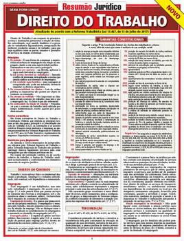 RESUMAO JURIDICO - NOVO DIREITO DO TRABALHO