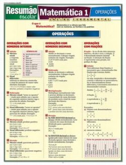 RESUMAO ESCOLAR - MATEMATICA 1 - OPERACOES - ENSINO FUNDAMENTAL