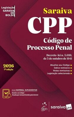 CODIGO DE PROCESSO PENAL - LEGISLACAO SARAIVA DE BOLSO