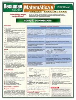 RESUMAO ESCOLAR - MATEMATICA 5 - PROBLEMAS - ENSINO FUNDAMENTAL