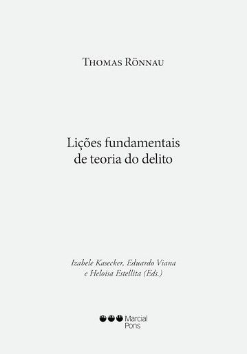 LICOES FUNDAMENTAIS DE TEORIA DO DELITO
