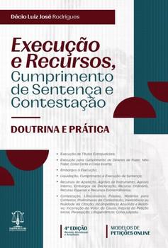 EXECUCAO E RECURSOS, CUMPRIMENTO DE SENTENCA, CONTESTACAO