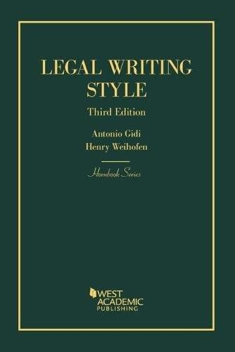 LEGAL WRITING STYLE