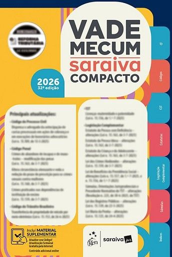 VADE MECUM COMPACTO SARAIVA - 1º SEMESTRE 2026