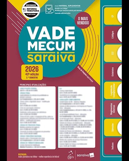 VADE MECUM TRADICIONAL SARAIVA - 2º SEMESTRE 2026