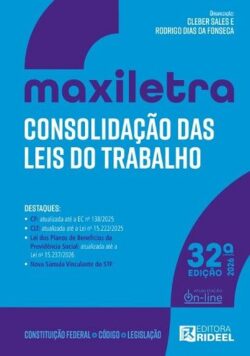 CONSOLIDACAO DAS LEIS DO TRABALHO - MAXILETRA