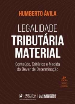 LEGALIDADE TRIBUTARIA MATERIAL