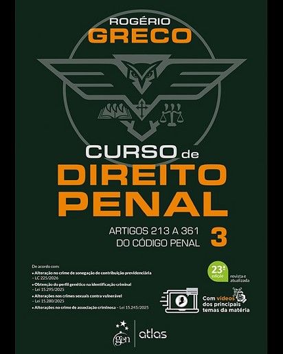 CURSO DE DIREITO PENAL - VOLUME 3 - PARTE ESPECIAL