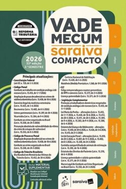 VADE MECUM COMPACTO SARAIVA - 2º SEMESTRE 2026