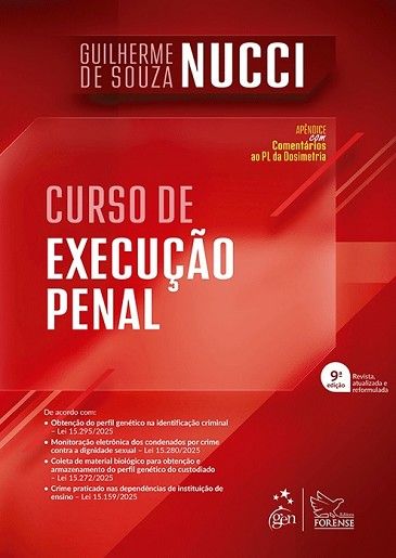 CURSO DE EXECUCAO PENAL