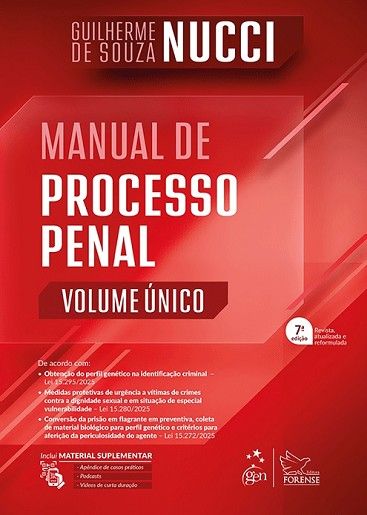 MANUAL DE PROCESSO PENAL