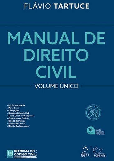 MANUAL DE DIREITO CIVIL - VOLUME UNICO
