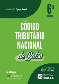 CODIGO TRIBUTARIO NACIONAL - CTN DE BOLSO